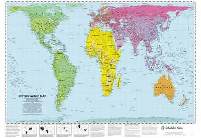 Factory Price Peters World Map